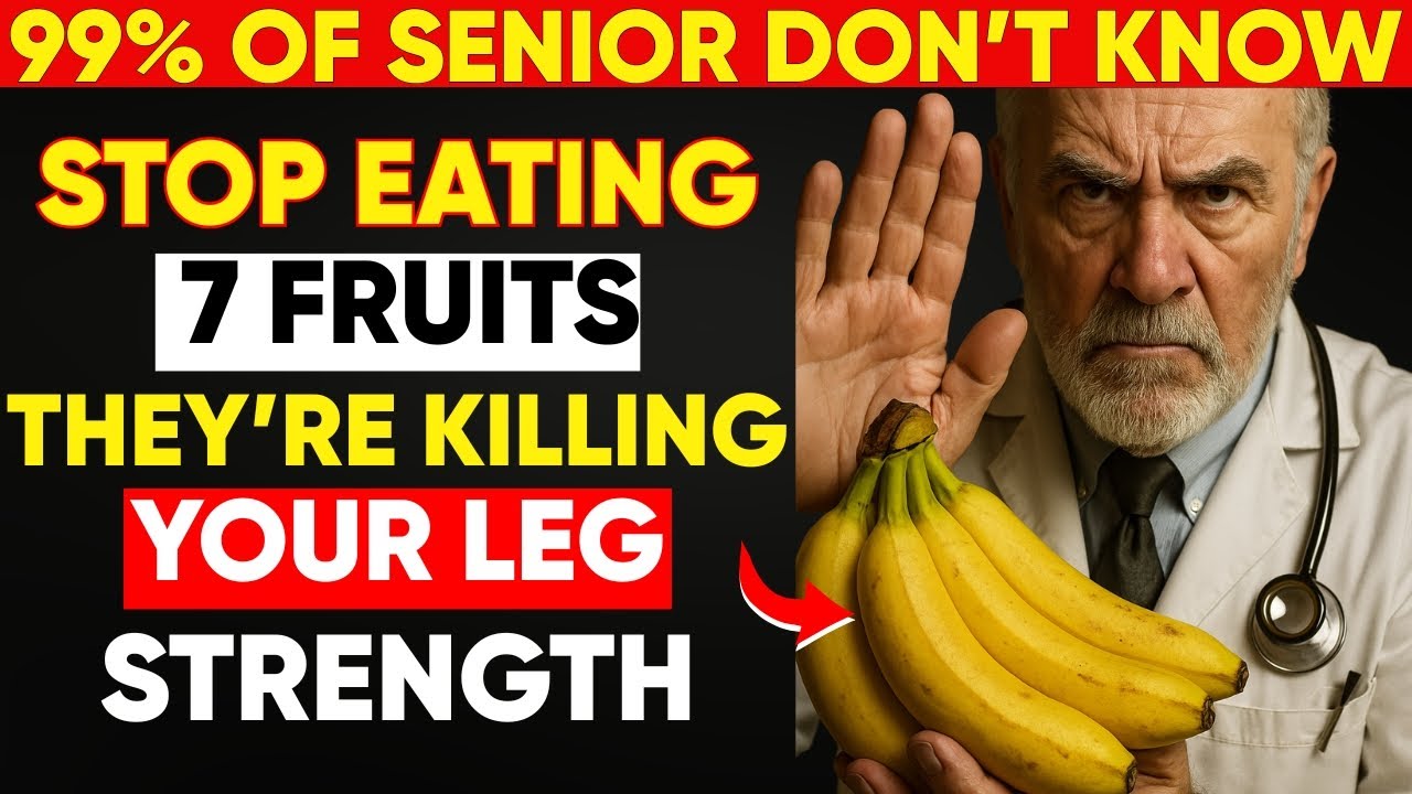 Seniors, STOP Eating These 7  Fruits They’re Destroying Your Leg Strength! | Senior Health Tips