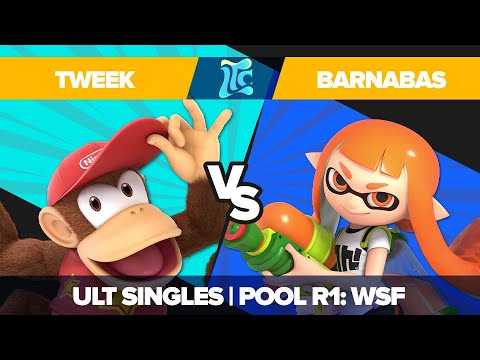 Tweek vs Barnabas - Ultimate Singles R1 Pools: WSF - Low Tide City | Diddy Kong vs Inkling