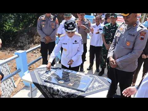 Peresmian jembatan Merah Putih Presisi