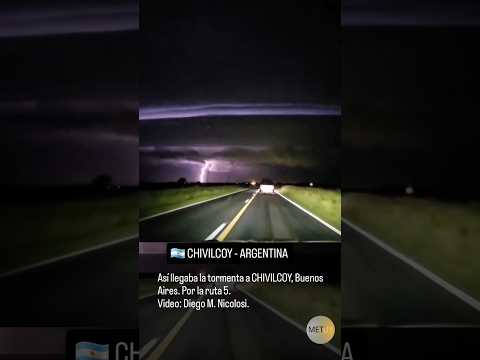⛈️ Así llegaba la tormenta a CHIVILCOY, Buenos Aires. #argentina #Tormenta #chivilcoy #buenosaires