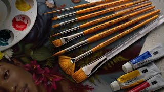 SILVER BRUSH GOLDEN NATURAL SET 3 RUNDPINSEL SERIE GN2093S
