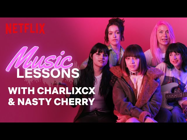 Music Tips from Charli XCX and Nasty Cherry | Music Lessons | Netflix
