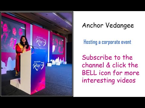 vedangee karnik Hosting Corporate event in Marathi/ Hindi|| Crowd interaction & game