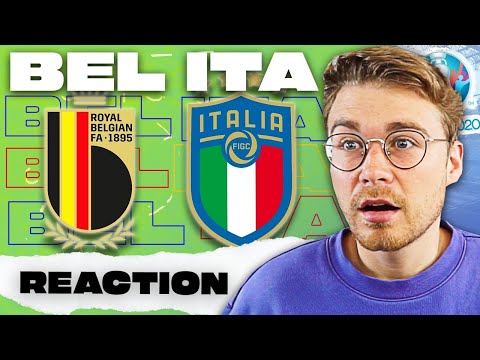 BELGIUM 1-2 ITALY | EURO 2020 | MATCH REACTION