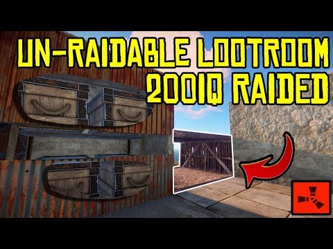 We RAIDED An ‘Un-Raidable’ Loot Room Using 200IQ! - RUST