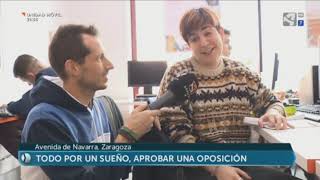 Noticia Aragón TV - Aprobar una oposición. Delegación de Zaragoza. Noticia Aragón TV - Aprobar una oposición. Delegación de Zaragoza.