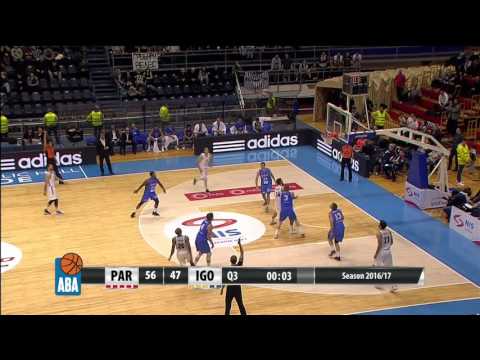 ABA Liga 2016/17 highlights, Round 13: Partizan NIS - Igokea  (10.12.2016)