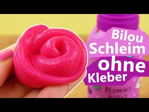 Bilou Slime OHNE Kleber | Pinken Schleim selber machen | Super einfach mit Bilou Plummy Kiss