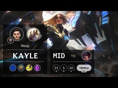 Kayle Mid vs Akali - EUW Challenger Patch 9.19