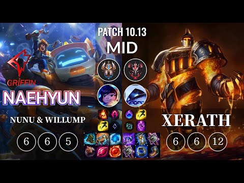 GRF Naehyun Nunu & Willump vs Xerath Mid - KR Patch 10.13