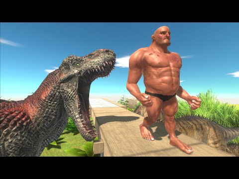 Crossing the land of dinosaurs - Animal Revolt Battle Simulator