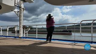 Coral Princess Deck 7 | Peaceful Gatun Lake Passage, Panama Canal
