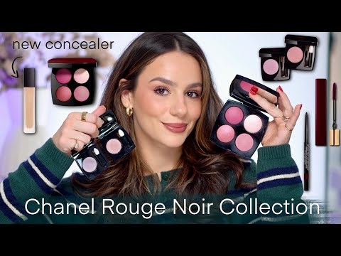 NEW CHANEL ROUGE NOIR COLLECTION + ULTRA LE TEINT CONCEALER  Review || Tania B Wells