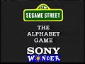 My Sesame Street Home Video The Alphabet Game Sony Wonder Version
