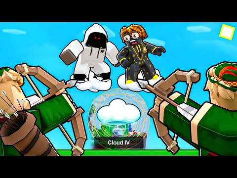 The NEW CLOUD Enchant Is OVERPOWERED.. (Roblox Bedwars)