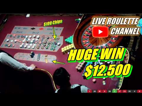 🔴LIVE ROULETTE | 🚨 HUGE WIN 💲12.500 In Las Vegas Casino 🎰 $100 Chips Inside Exclusive ✅ 2026-05-15
