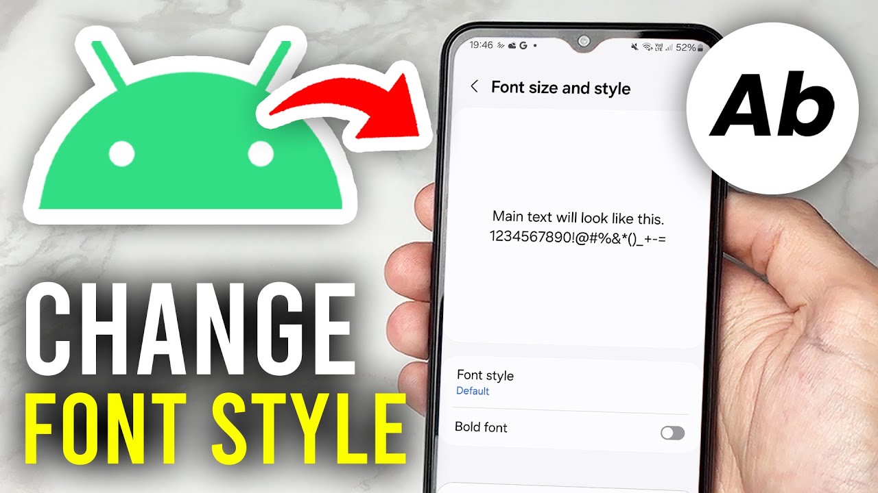 How To Change Font Style On Android - Full Guide
