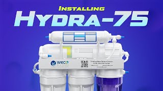 Installing Hydra-75 Reverse Osmosis Drinking Water Systems