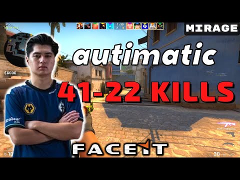 CSGO POV autimatic (41-22) Mirage 𝙒𝙞𝙣 (19-17) / Faceit 06.03.2023