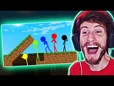 Stickman VS Minecraft: Secret Room School - AVM Shorts Animation - Sticktoon | React