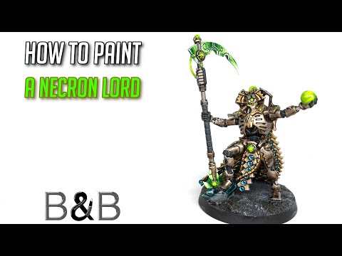 How to paint a Necron Lord