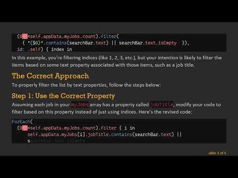 How to Filter a List Using a Search Bar in SwiftUI