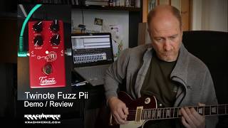 Video thumbnail for Twinote Pii Fuzz Pedal Demo & quick Review - Twinote π Fuzz by Krach Werke