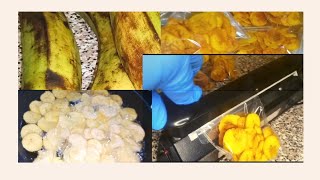 Making And Packaging Plantain Chips For Sale | Plantain Chips Business | Kpekere