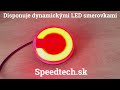 Združené LED svetlo 12V / 24V - pravé s dynamickými smerovkami ECER (ø 140x38mm) - Video Youtube