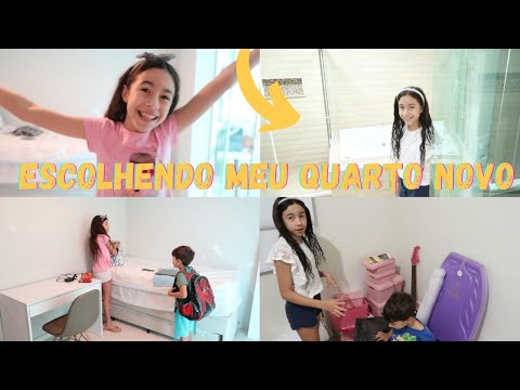 ESCOLHENDO MEU QUARTO NOVO NOSSA MUDANÇA TA PRONTA E PRESENTE QUE GANHEI