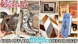 MICHAELS WESTERN DECOR SHOP WITH ME 🤠 60% OFF High-End Finds You NEED to See!