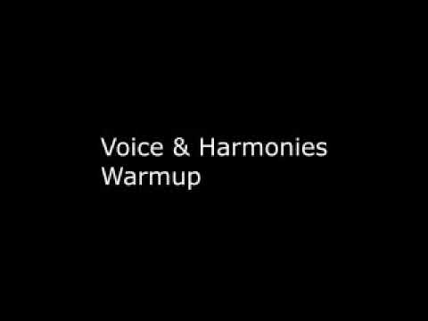 Holiday Vocal Warmup and Harmonies 2018