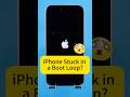 😲Fix iPhone Boot Loop issue NOW! #fyp