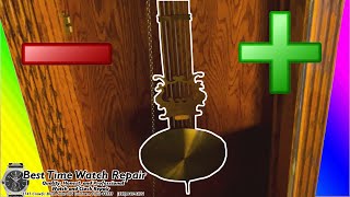 Pendulum Accuracy Daily Rate Speed Up/Slow Down Adjustments For Grandfather Clocks