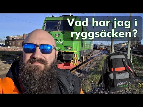 Vad har jag i ryggsäcken?︱Livet som Lokförare