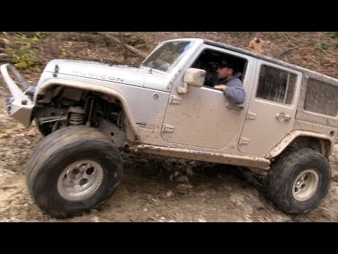 Superchaged Jeep With Long Tube Headers Opens Up