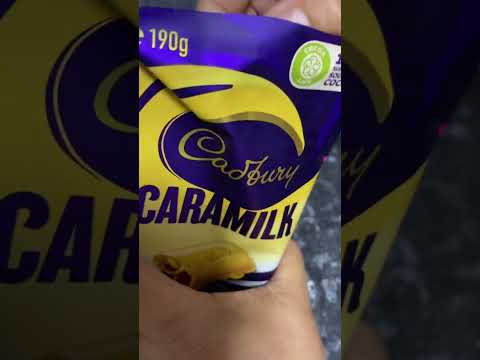 Yummy caramilk chocolate #viral #trending #shorts #satisfying