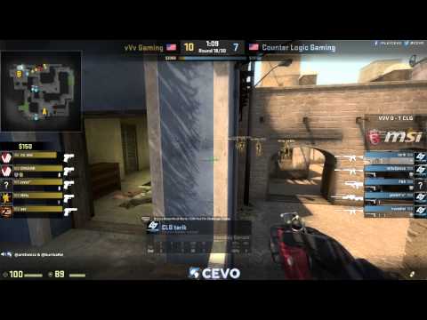 Counter-Logic Gaming vs vVv Gaming Game 2 (CEVO-P CS:GO Season 7) - Gecks & HuriKane
