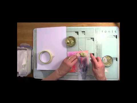 Stenciled Card with Eileen Godwin