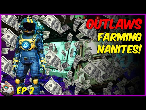 Farming Nanites DANGEROUSLY! No Man's Sky Gameplay Outlaws Update Survival EP 2