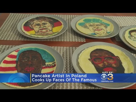 Pancake Artist Cooks Up Faces Of The Famous