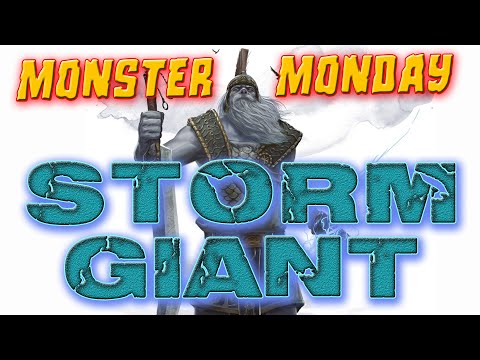 Monster Monday: Storm Giants - D&D, Dungeons & Dragons monsters