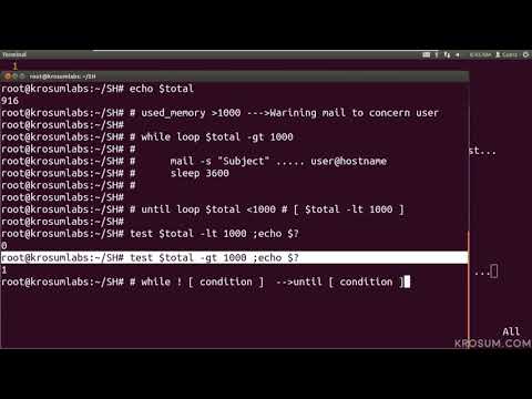 Linux Shell Scripting Looping Statements For While Until Loop