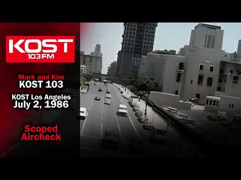 Mark and Kim on KOST 103.5 Los Angeles (1986)