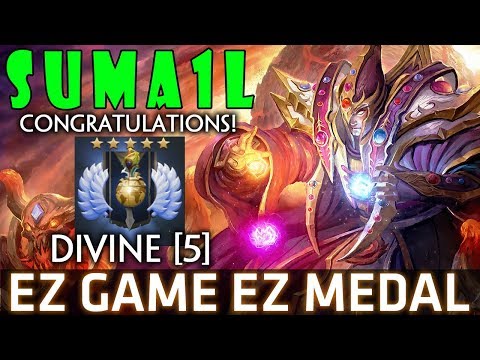 Congra SUMAIL - Divine [5] Medal with Invoker MID - EZ Gane EZ Medal - Dota 2 7.07c