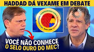 Tarcísio DOMINA e Haddad Fica PERDIDO no Debate da Globo