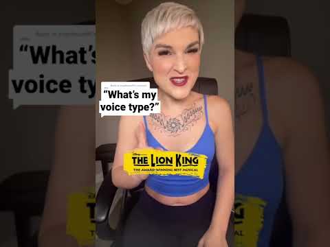 “What’s my voice type“?