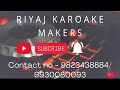 Raati Ardhya Raati Karaoke With Lyrics