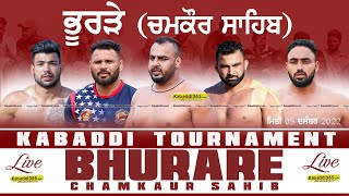 Bhurare (Chamkaur Sahib) Kabaddi Tournament 05 Dec 2022