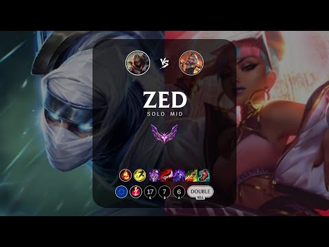 Zed Mid vs Qiyana - EUW Master Patch 13.1